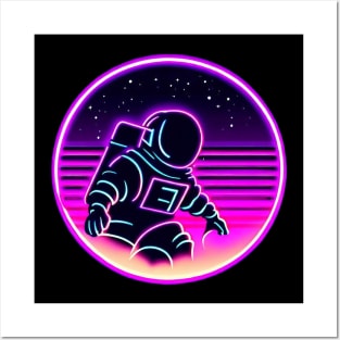 Neon Astronaut Posters and Art